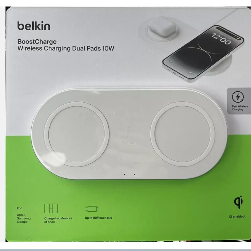 Belkin BoostCharge - Wireless Charging Dual Pads - 10W